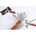 Emergency Survival Pocket Stainless Wood handle Multi-tool Axe-Hammer